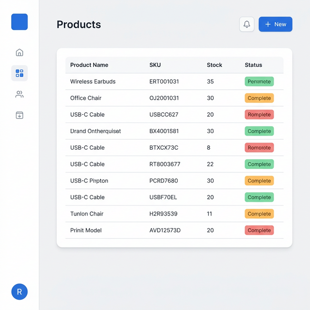 Inventory Management template preview
