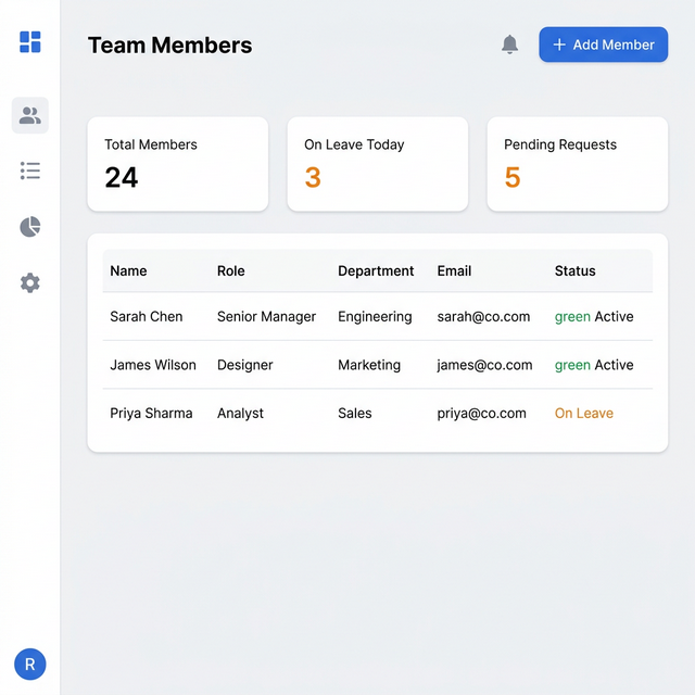 Team Lite template preview